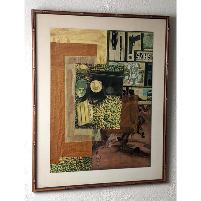 Attributed to Norma Spitzbart | Mid-Century Modern Mixed-Media Collage | Nyu & American University Provenance | C. 1965–1968 For Sale - Image 13 of 17