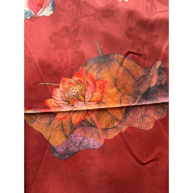 Textile Brandnew Luxury Silk Reversible Table / Bed Runner For Sale - Image 7 of 7