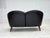 Black Scandinavian Sofa in Black Furniture Leather, 1960s For Sale - Image 8 of 18