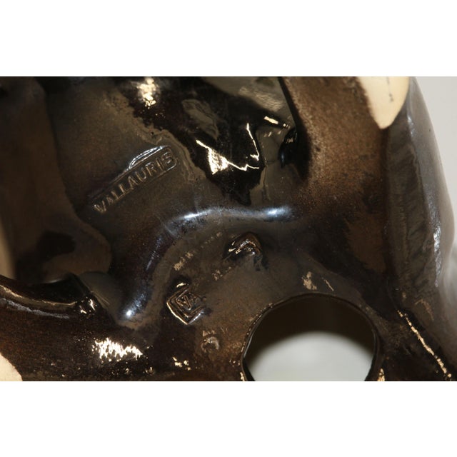 Black Cat Figurine from Vallauris France, 1970s For Sale - Image 15 of 18