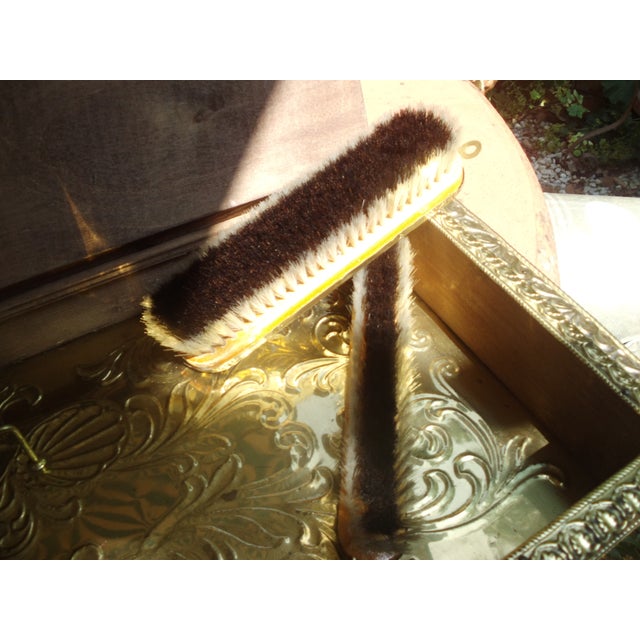Mirror Cabinet in Embossed Brass, 1950s For Sale - Image 15 of 18