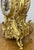 Metal Vintage Rococo Mantel Clock in Brass For Sale - Image 7 of 14