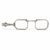 An authentic and rare antique Victorian statement accessory masterfully crafted in solid 14k white gold. Designed as a...