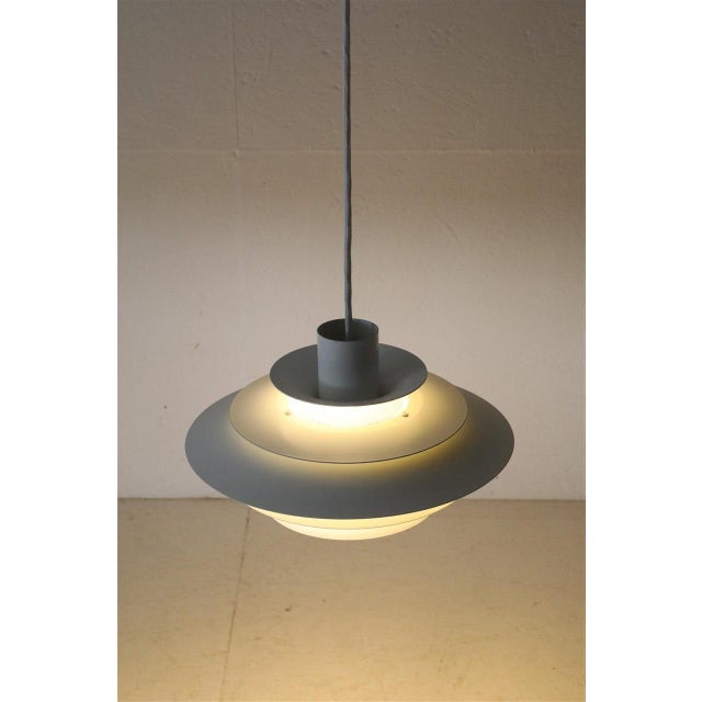 Danish Verona Multilayer Pendant Lamp by Kurt Wiborg for Jeka, 1970s For Sale - Image 11 of 13