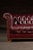 Vintage Tufted Leather Chesterfield Sofa in Oxblood For Sale In Chicago - Image 6 of 11