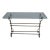 Scrolled Iron Base Console or Sofa Table For Sale
