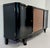 1940s French Art Deco Black Lacquered and Inlaid Walnut Sideboard in the style of Jules Leleu, 1940s For Sale - Image 5 of 15