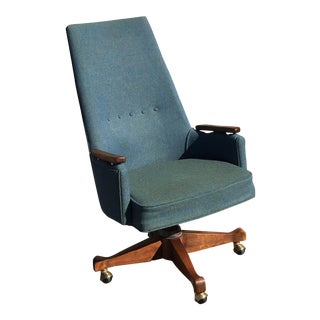 Adrian Pearsall Style High Back Office Chair For Sale
