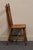 Tell City Solid Hard Rock Maple Colonial Early American Cattail Back Dining Side Chair 8034 - Andover Finish For Sale - Image 9 of 11
