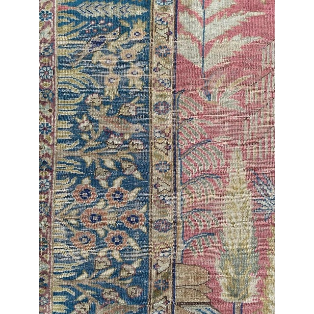 Antique Turkish Silk Cesareh Rug, 1920s For Sale - Image 16 of 18