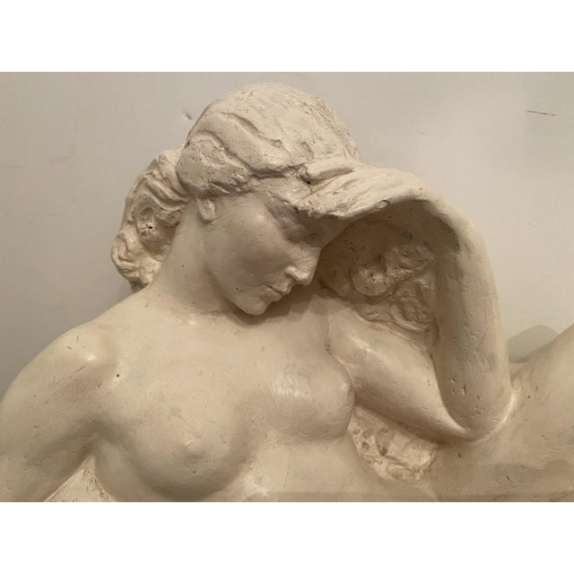 Early 20th Century Louis Botinelly 1925 "Nu Allonge" Plaster Sculpture For Sale - Image 5 of 6
