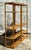 Vintage Coastal Parquet Rattan Etagere - a Pair For Sale In West Palm - Image 6 of 10