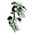 Vintage Carved Green Stone Grape Cluster Sculptures - A Pair For Sale