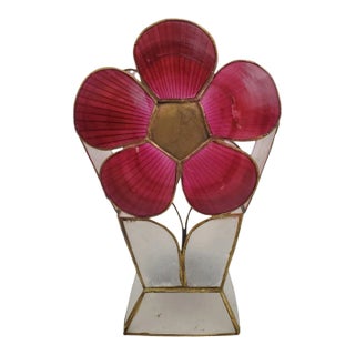 Capiz Shell Topiary Flower Vase/Pencil Holder For Sale