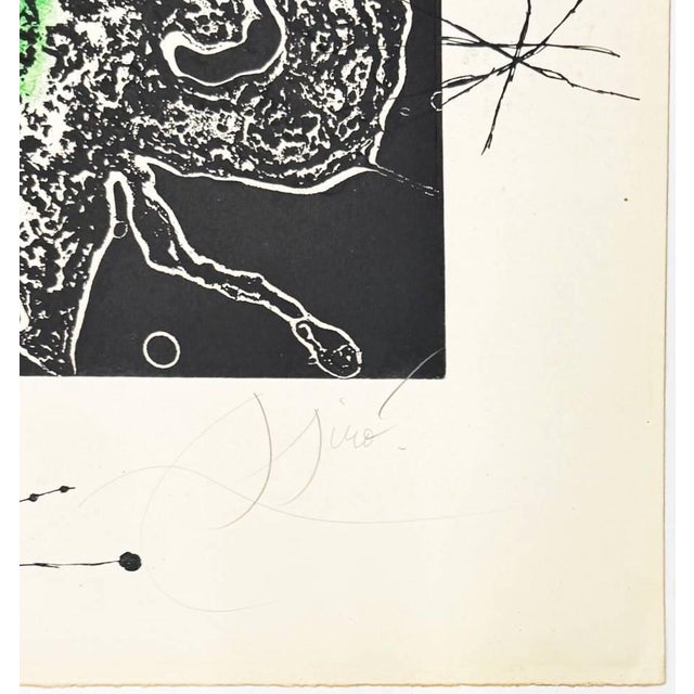 Joan Miró, Espriu - Miró II, 1975, Etching and Aquatint with Carborundum For Sale - Image 4 of 8