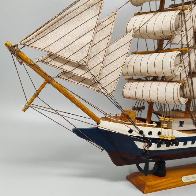 Circa Victoria 1828 Model Ship, England, 1970s For Sale - Image 6 of 9