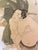 Ivory Katsukawa Shunsho Sumo Wrestlers Woodblock Print Antique Japanese Ukiyo-E Decor For Sale - Image 8 of 12