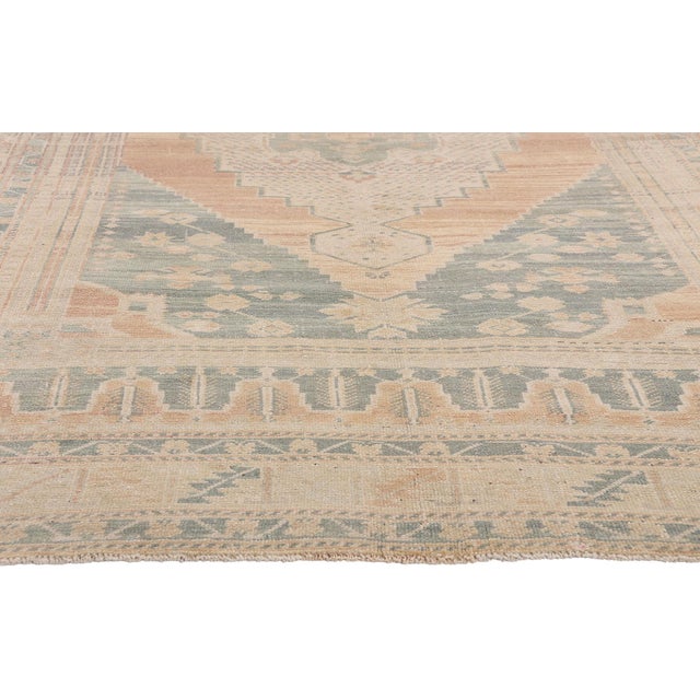 Vintage Turkish Oushak Rug, 06'00 X 09'08 For Sale - Image 4 of 10