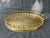 Mid 20th Century Vintage Faux Bamboo Brass Oval Tray For Sale - Image 5 of 17