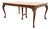 Romweber Style Georgian Walnut and Burl Wood Extension Dining Table, Newly Refinished For Sale