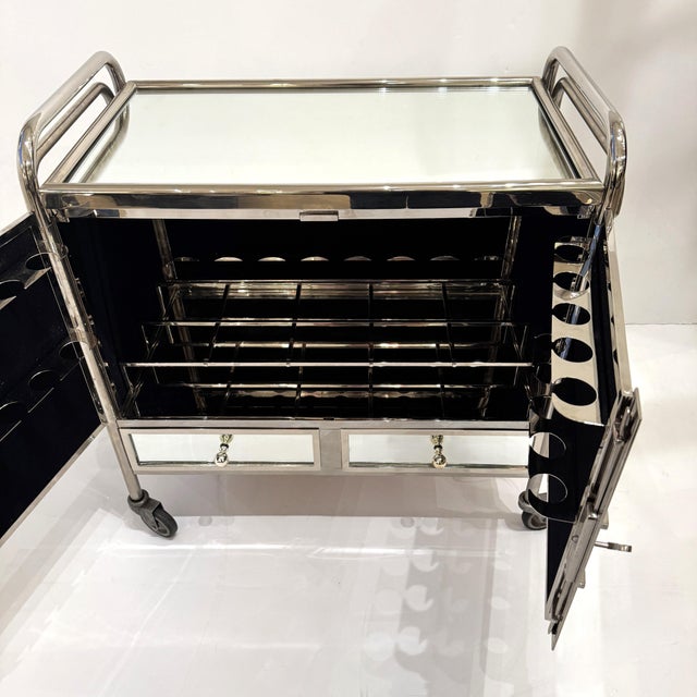 Art Deco Bar Cart, France 1930s For Sale In New York - Image 6 of 10