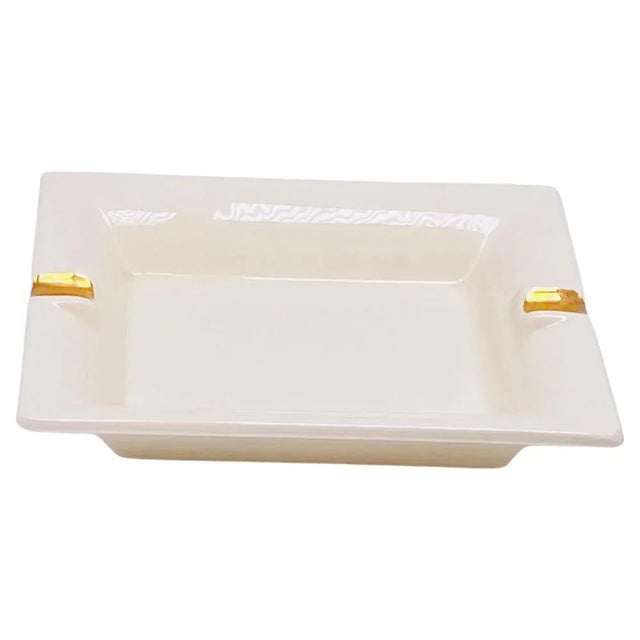 White Porcelain Ashtray, France, 1980s For Sale - Image 10 of 10