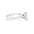 2020s 18ct White Gold Champagne Diamond Ring 1.35ct 3.63g, Size 3.75 For Sale - Image 5 of 6