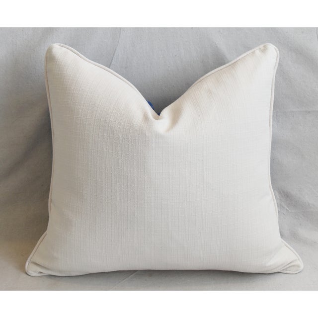 Coastal Blue/White Nautical Feather/Down Pillows 22"x 20" - Pair For Sale - Image 10 of 13