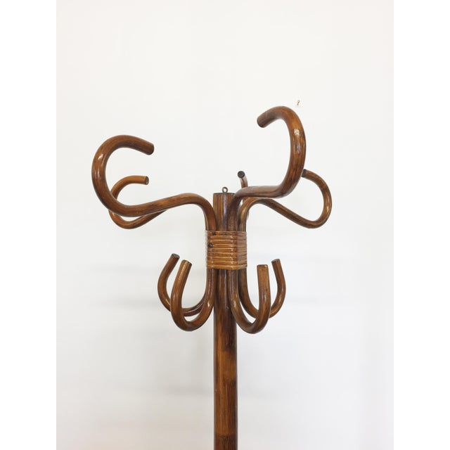 Vintage MidCentury Bamboo Coat Rack or Stand Chairish
