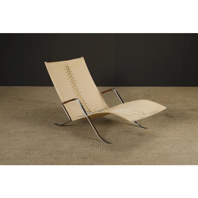 Original Fk-87 Grasshopper Chaise by Fabricius & Kastholm for Alfred Kill, 1960s For Sale - Image 17 of 18