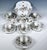 Herend service consisting of 23 parts: 1 lidded tea pot, 1 tea warmer with burner, 1 creamer, 1 lidded sugar bowl, 6 cups,...