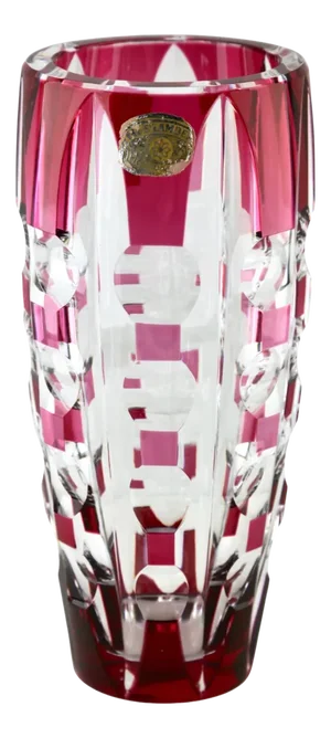 Cut to Clear Crystal Vase from Val Saint Lambert