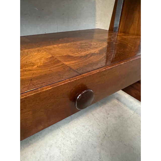 Art Deco Besway Table in Burl Wood, 1930s For Sale - Image 10 of 18