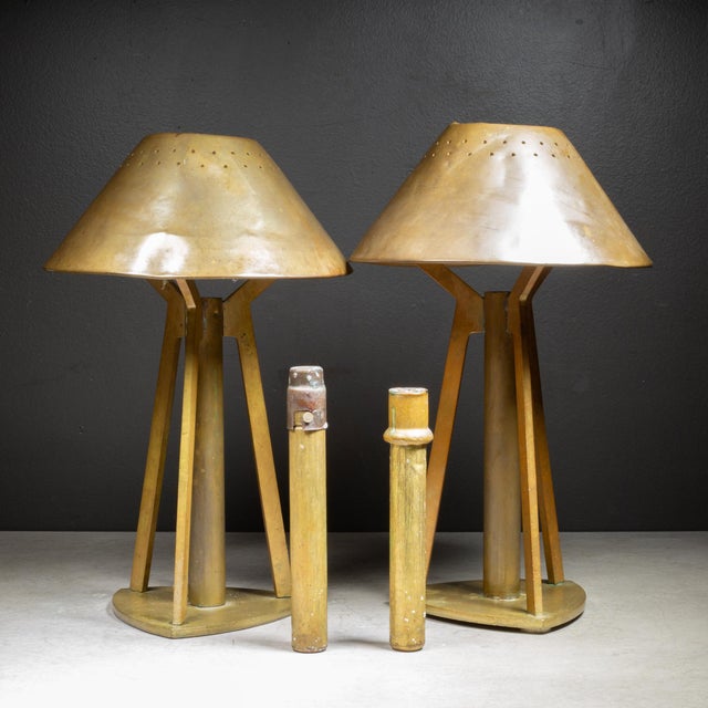 Mid 20th Century Mid-Century Modern Brutalist Tripod Candle Holders c.1950-1960 For Sale - Image 5 of 8