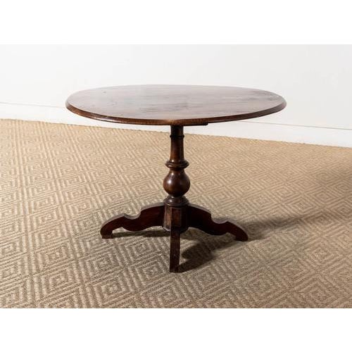 Antique Round Walnut Dining Table Chairish