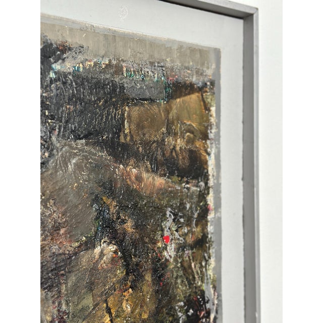 Erik Emanuelsson, Composition, 1960s, Oil on Panel, Framed For Sale - Image 10 of 17