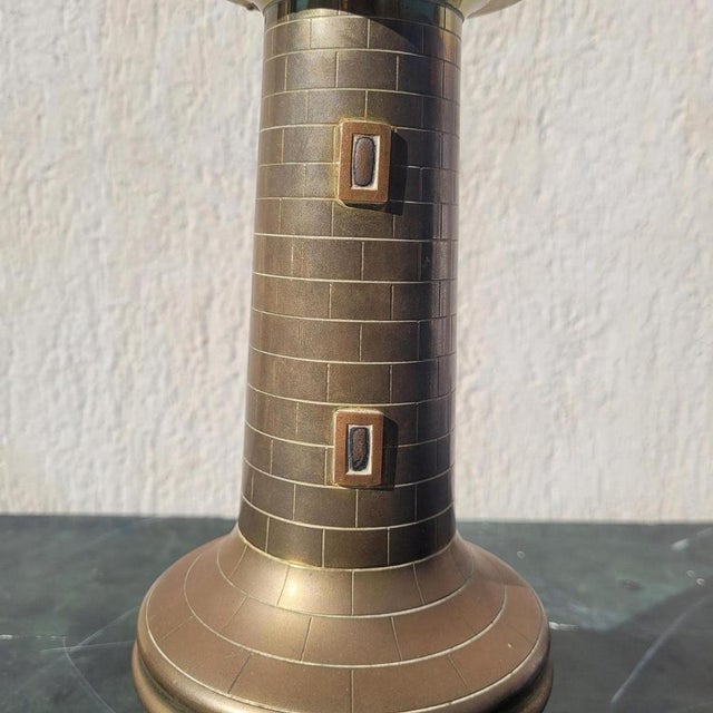 Metal Lighthouse Clock in Bronze, Italy, Late 19th-Early 20th Century For Sale - Image 7 of 18