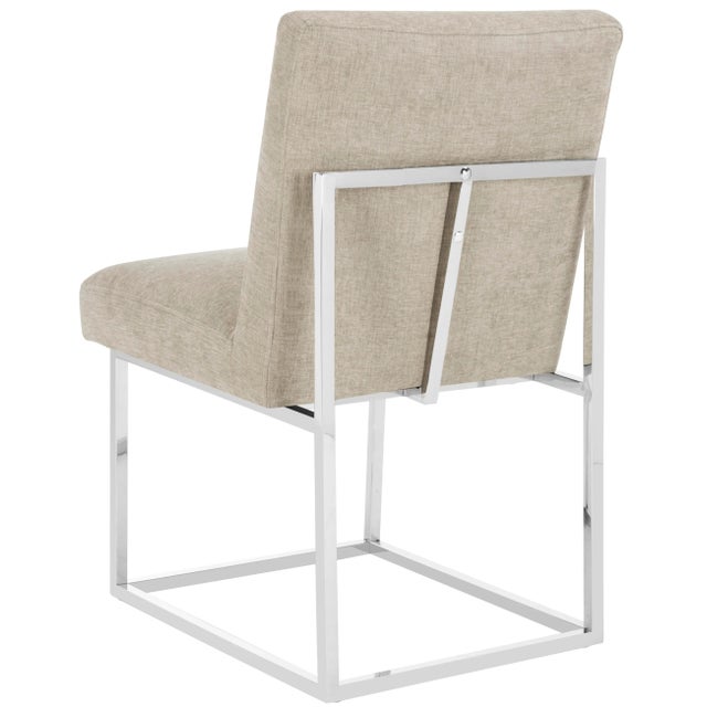 2020s Velvet Side Chair in Hemingway Silver For Sale - Image 5 of 9