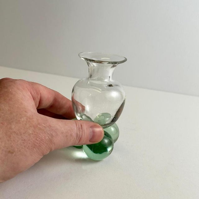 Antique Czech Glass Bud Vase, 1890s For Sale - Image 6 of 10