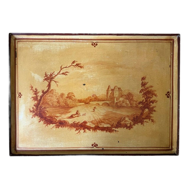French Tole Tray For Sale