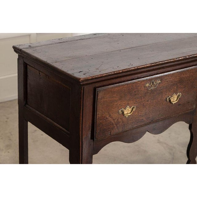Large 19th Century English Georgian Oak Dresser Base, 1800 For Sale - Image 11 of 15
