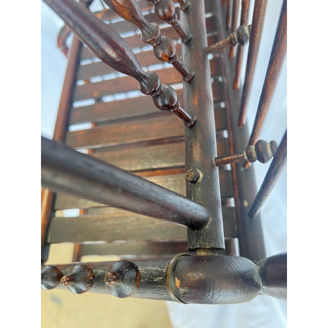 Late 19th Century Victorian Stick and Ball Three-Tier Magazine Stand. For Sale - Image 11 of 11