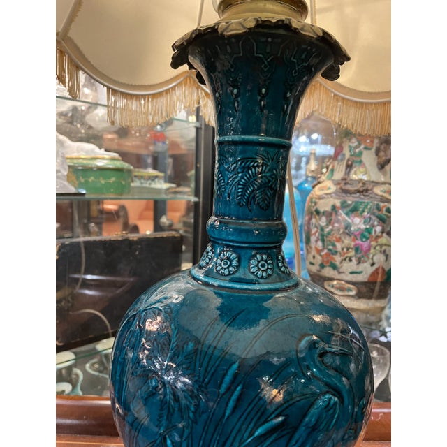 1960s Vintage Ceramic Table Lamp, 1960s For Sale - Image 5 of 9