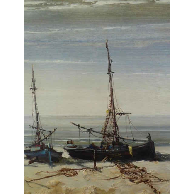 Jorge Aguilar-Agon, Large Seascape, Oil Painting For Sale - Image 11 of 13