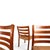 Model 408 Teak Paper Cord Dining Chairs by Niels Otto Møller for J.L. Møllers, 1975, Set of 4 For Sale - Image 6 of 18
