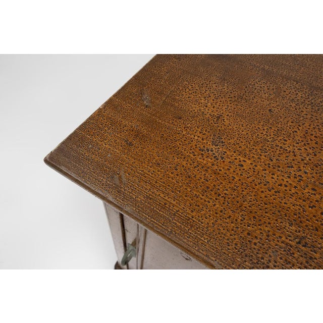 Art Deco French Nightstand in Varnished Wood, 1930s For Sale - Image 9 of 13