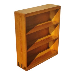 Vintage Solid Wood Handmade Shelf/Bookcase For Sale