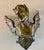 Rare 19th Century French Gothic Vampire Brass Wall Sculpture For Sale - Image 4 of 11