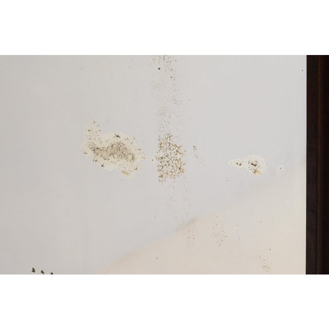 Large Walnut Framed Mirror, 1880 For Sale - Image 4 of 8