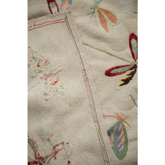 New Pakistani Mixed Weave Pictorial Kilim Design Rug - 8'2" X 9'3" For Sale - Image 12 of 13